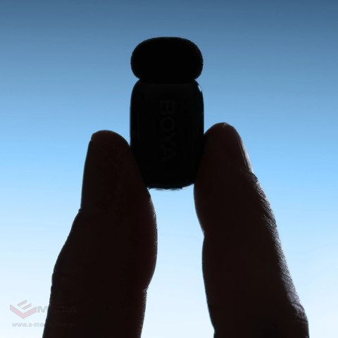 Mikrofony BOYA mini 2-02 bezprzewodowe 2.4GHz USB-C - czarne