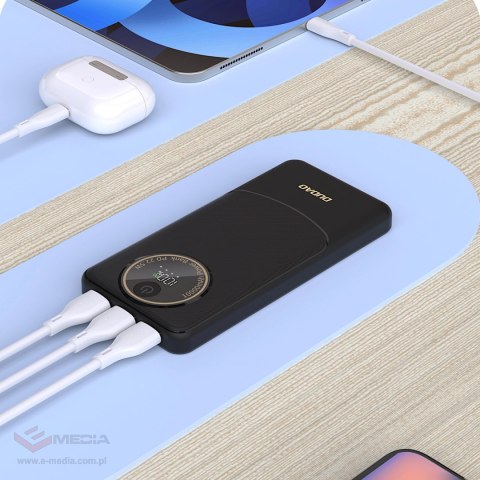 Powerbank Dudao K12 10000mAh PD22.5W USB-A, USB-C - biały