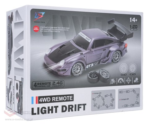 Autko R/C do Driftu 1:20 z Funkcją Świateł Zielony