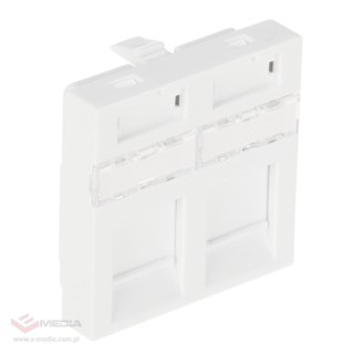 GNIAZDO MODULARNE KEYSTONE SXF-M-2-45-WH-P SOLARIX