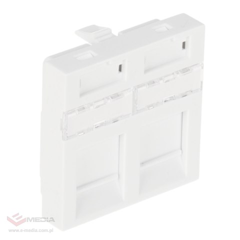 GNIAZDO MODULARNE KEYSTONE SXF-M-2-45-WH-P SOLARIX