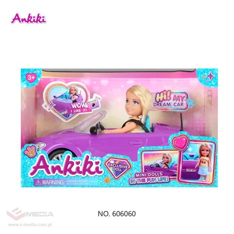 Lalka Ankiki i Auto + Akcesoria