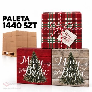 1440x Zestaw Pudełek Prezentowych z Wieczkiem 3szt Pudełko Prezentowe 10x10x2cm