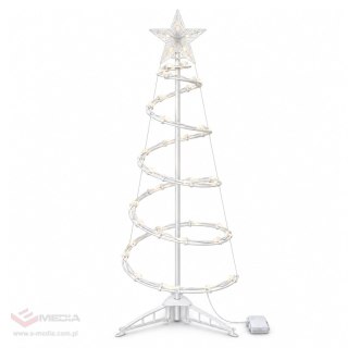 150x Choinka Spiralna Led Drzewko Świetlne Świąteczna do Domu Biura 94cm