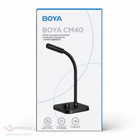 Mikrofon konferencyjny BOYA CM40 przewodowy - czarny