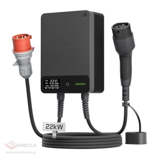 Ścienna ładowarka samochodowa Wallbox dé 22kW, 10m