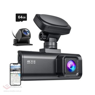 Wideorejestrator REDTIGER F7N WiFi 4K + 1080p