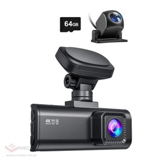 Wideorejestrator REDTIGER F7N WiFi 4K + 1080p