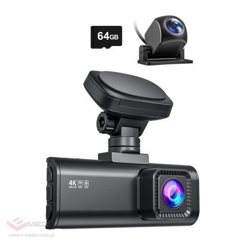 Wideorejestrator REDTIGER F7N WiFi 4K + 1080p