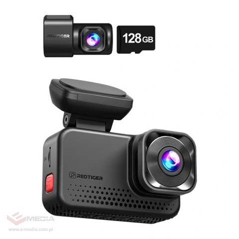 Wideorejestrator REDTIGER VC70 Wi-Fi 4K + 2.5K 128GB
