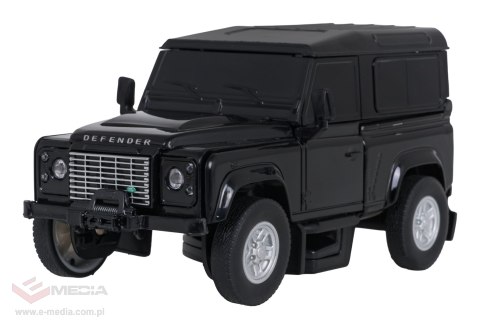 Autko Metalowe/Robot 2w1 1:32 Land Rover Defender Czarny RASTAR
