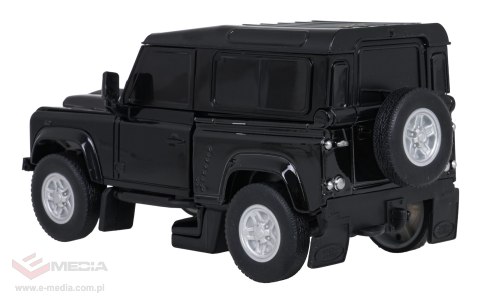 Autko Metalowe/Robot 2w1 1:32 Land Rover Defender Czarny RASTAR