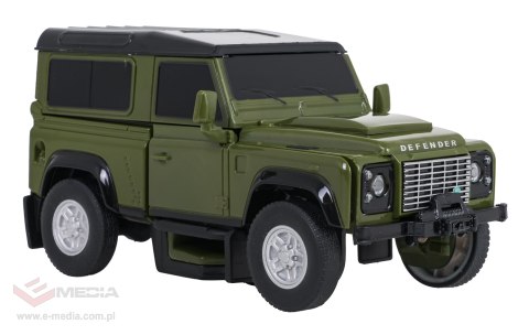 Autko Metalowe/Robot 2w1 1:32 Land Rover Defender Zielony RASTAR
