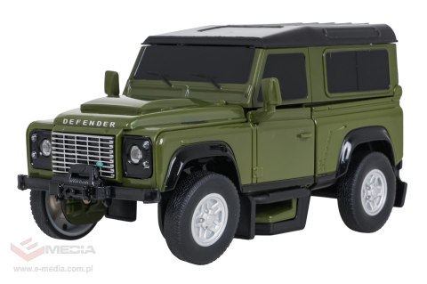 Autko Metalowe/Robot 2w1 1:32 Land Rover Defender Zielony RASTAR
