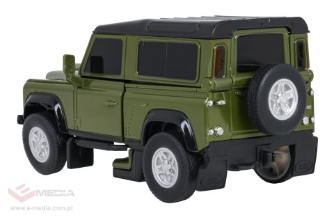 Autko Metalowe/Robot 2w1 1:32 Land Rover Defender Zielony RASTAR