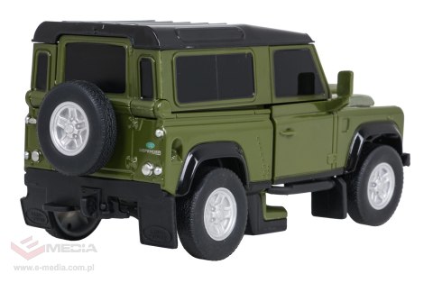 Autko Metalowe/Robot 2w1 1:32 Land Rover Defender Zielony RASTAR