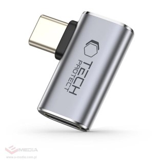 Adapter kątowy Tech-Protect Ultraboost AA01 USB-C - szary