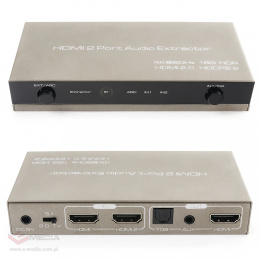Extractor 2x HDMI-HDMI + Audio ARC 4K Spacetronik SPH-SAE06