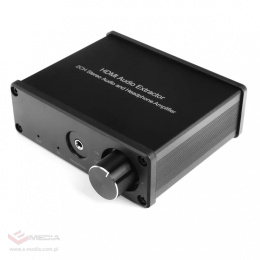 Extractor HDMI na HDMI + Audio R/L i wzmacniacz słuchawkowy Spacetronik SPH-AE11