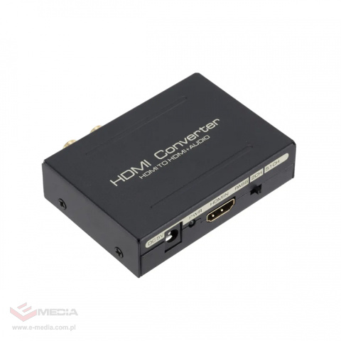 Extractor HDMI na HDMI + Audio SPDIF lub R/L Spacetronik SPH-AE07