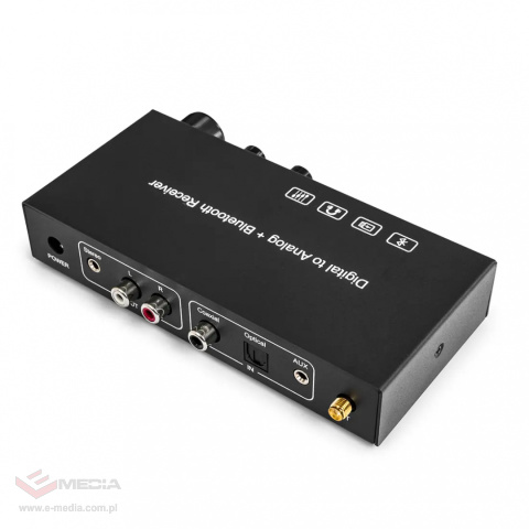 Konwerter DAC Bluetooth Audio Digital na Analog R/L lub Jack 3,5mm Spacetronik SP-HDC13