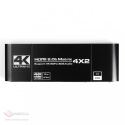 Matrix HDMI 4/2 Spacetronik SPH-M422 4K@60Hz