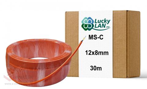 Mikroröhrchen Mikrokalalisierung MS-C 12x8 30m mit Fernbedienung orange Boden
