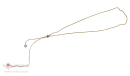 Naszyjnik w kształcie Y ze sztucznymi perłami