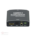Rozgałęźnik HDMI na HDMI 2.0 + Audio 5.1 SPDIF, coaxial, AUX 4Kx2K@60Hz Spacetronik SPH-AE09