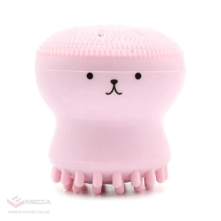 Octopus-shaped silicone facial cleansing brush