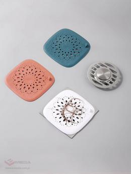 Square silicone shower and sink filter