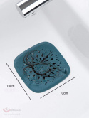 Quadratischer Dusch- und Waschbeckenfilter aus Silikon