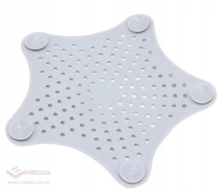 Star-shaped silicone shower and sink filter