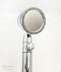 High pressure shower head with filter