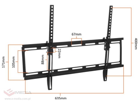 Uchwyt ścienny telewizora LCD 32-65"