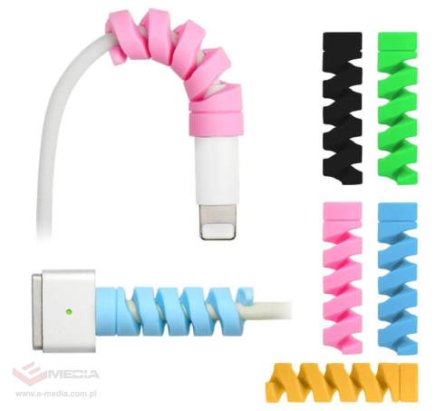 Protection / cable cover - spring set 6 pcs.