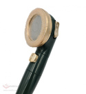 Green and gold high-pressure shower head, 3 modes + rub cover