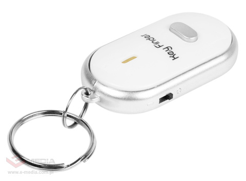 Brelok lokalizator kluczy biały