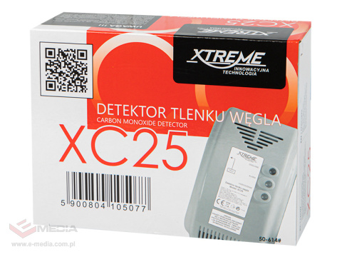 Detektor czujnik czadu XC25 230V