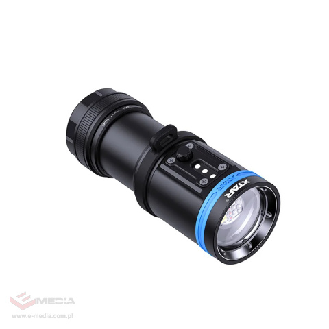 LED Diving Flashlight Xtar D30 - 4000lm with UV set with charger and batteries + bag