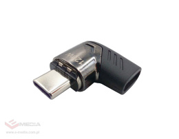 USB-C 120W QC magnetic angled adapter
