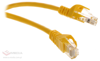 Patchcord F/UTP cat.5 0.5m Yellow