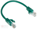 F/UTP Cat 5 Patch Cable 0,2m Green