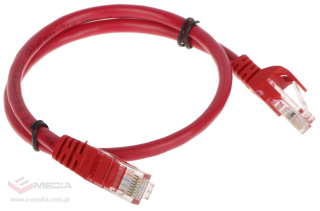 Patchcord RJ45/0.5-RED 0.5 m