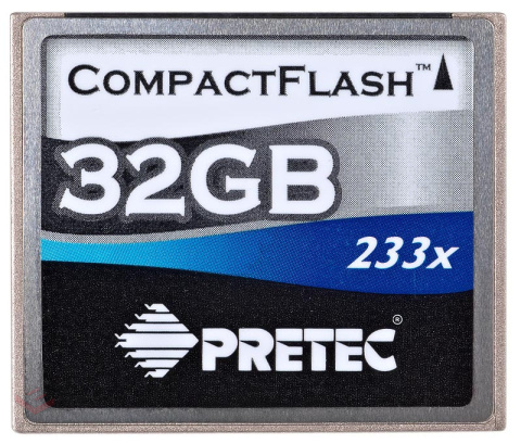 Pretec CF 32GB CFS232G 233x Compact Flash