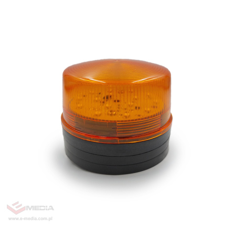 Sygnalizator optyczny SMD LED z podstawą Pomarańczowy 5V, 12V, 24V, 230V