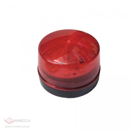 Sygnalizator optyczny SMD LED z podstawą Czerwony 5V, 12V, 24V, 230V