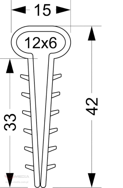 Quick mounting cable holder