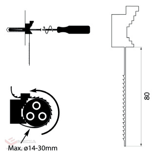 Uchwyt opaskowy UP-30 UV (100szt.) czarny