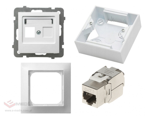 Kit 1x RJ45 cat. 7 surface-mounted